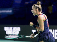 Jaqueline Adina Cristian  during Billie Jean King Cup Finals match Japan vs Romania in Malaga Spain on 14 November 2024. (