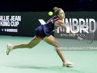 Jaqueline Adina Cristian  during Billie Jean King Cup Finals match Japan vs Romania in Malaga Spain on 14 November 2024. (