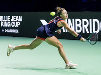 Jaqueline Adina Cristian  during Billie Jean King Cup Finals match Japan vs Romania in Malaga Spain on 14 November 2024. (