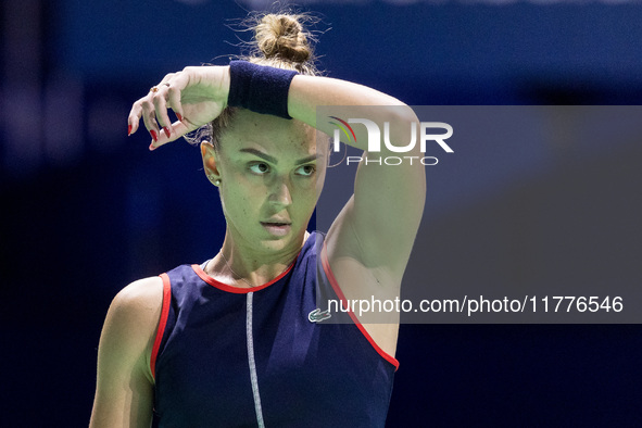 Jaqueline Adina Cristian  during Billie Jean King Cup Finals match Japan vs Romania in Malaga Spain on 14 November 2024. 