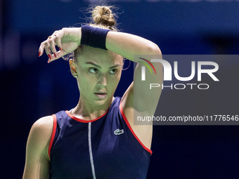 Jaqueline Adina Cristian  during Billie Jean King Cup Finals match Japan vs Romania in Malaga Spain on 14 November 2024. (