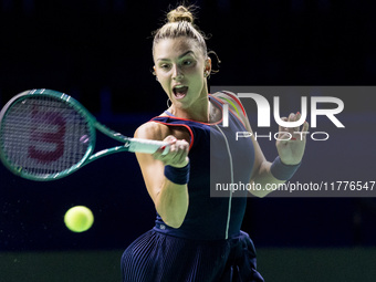 Jaqueline Adina Cristian  during Billie Jean King Cup Finals match Japan vs Romania in Malaga Spain on 14 November 2024. (