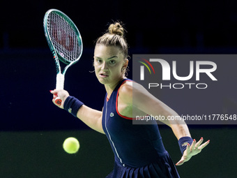 Jaqueline Adina Cristian  during Billie Jean King Cup Finals match Japan vs Romania in Malaga Spain on 14 November 2024. (