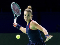 Jaqueline Adina Cristian  during Billie Jean King Cup Finals match Japan vs Romania in Malaga Spain on 14 November 2024. (