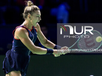 Jaqueline Adina Cristian  during Billie Jean King Cup Finals match Japan vs Romania in Malaga Spain on 14 November 2024. (