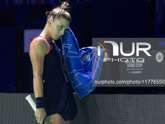 Jaqueline Adina Cristian  during Billie Jean King Cup Finals match Japan vs Romania in Malaga Spain on 14 November 2024. (