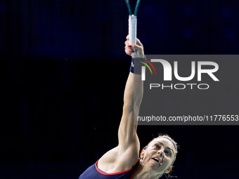 Jaqueline Adina Cristian  during Billie Jean King Cup Finals match Japan vs Romania in Malaga Spain on 14 November 2024. (