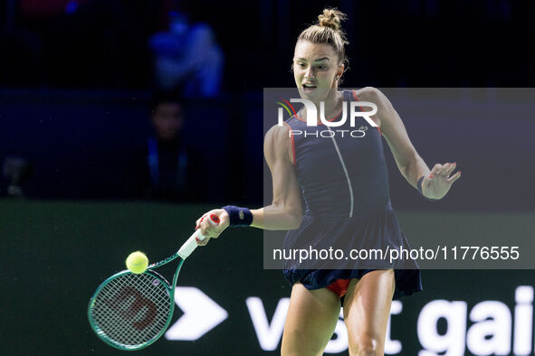 Jaqueline Adina Cristian  during Billie Jean King Cup Finals match Japan vs Romania in Malaga Spain on 14 November 2024. 