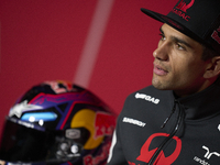 Jorge Martin (89) of Spain and Prima Pramac Racing Ducati during the press conference preview of the Motul Solidarity Grand Prix of Barcelon...