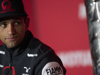 Jorge Martin (89) of Spain and Prima Pramac Racing Ducati during the press conference preview of the Motul Solidarity Grand Prix of Barcelon...