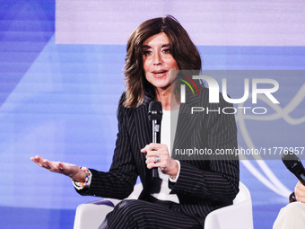 Minister Anna Maria Bernini attends the Il Tempo Della Salute event at Palazzo Giureconsulti in Milan, Italy, on November 14, 2024. (