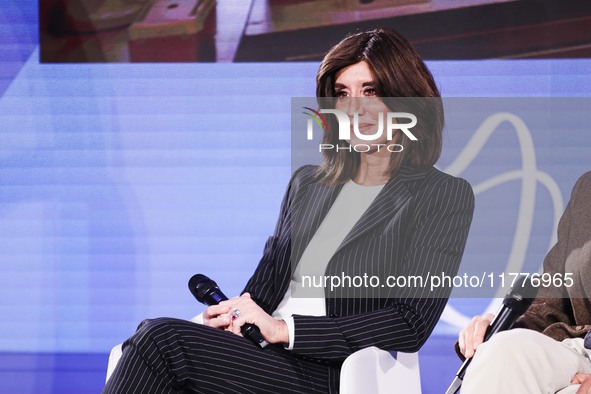 Minister Anna Maria Bernini attends the Il Tempo Della Salute event at Palazzo Giureconsulti in Milan, Italy, on November 14, 2024. 