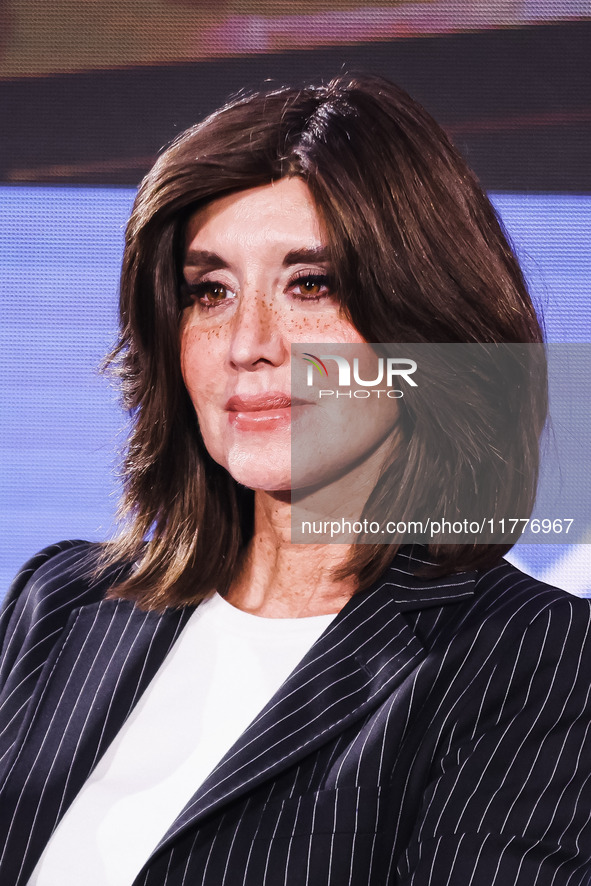 Minister Anna Maria Bernini attends the Il Tempo Della Salute event at Palazzo Giureconsulti in Milan, Italy, on November 14, 2024. 