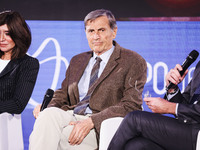 Alberto Mantovani attends the Il Tempo Della Salute event at Palazzo Giureconsulti in Milan, Italy, on November 14, 2024. (