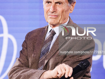 Alberto Mantovani attends the Il Tempo Della Salute event at Palazzo Giureconsulti in Milan, Italy, on November 14, 2024. (