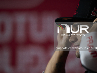 Jorge Martin (89) of Spain and Prima Pramac Racing Ducati during the press conference preview of the Motul Solidarity Grand Prix of Barcelon...