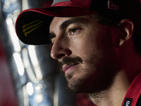 Francesco Pecco Bagnaia (1) of Italy and Ducati Lenovo Team during the press conference preview of the Motul Solidarity Grand Prix of Barcel...