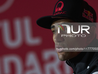 Jorge Martin (89) of Spain and Prima Pramac Racing Ducati during the press conference preview of the Motul Solidarity Grand Prix of Barcelon...