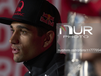 Jorge Martin (89) of Spain and Prima Pramac Racing Ducati during the press conference preview of the Motul Solidarity Grand Prix of Barcelon...