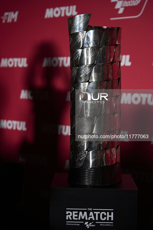 MotoGP Champions Trophy during the press conference preview of the Motul Solidarity Grand Prix of Barcelona at Circuito de Jerez - Angel Nie...