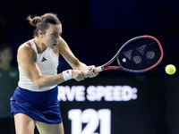 Elena Gabriela Ruse  during Billie Jean King Cup Finals match Japan vs Romania in Malaga Spain on 14 November 2024. (