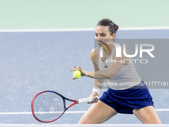 Elena Gabriela Ruse  during Billie Jean King Cup Finals match Japan vs Romania in Malaga Spain on 14 November 2024. (