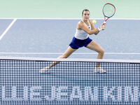 Elena Gabriela Ruse  during Billie Jean King Cup Finals match Japan vs Romania in Malaga Spain on 14 November 2024. (