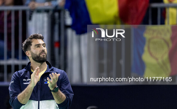 Horia Vlad Tecau  during Billie Jean King Cup Finals match Japan vs Romania in Malaga Spain on 14 November 2024. 