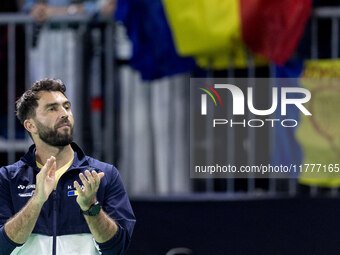 Horia Vlad Tecau  during Billie Jean King Cup Finals match Japan vs Romania in Malaga Spain on 14 November 2024. (