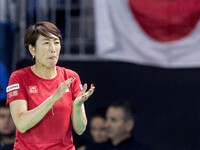 Ai Sugiyama  during Billie Jean King Cup Finals match Japan vs Romania in Malaga Spain on 14 November 2024. (