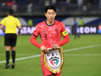 Son Heung Min of Korea Republic participates in the AFC Asian Qualifiers Road to 26 match between Kuwait and Korea Republic in Kuwait City,...