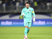 Goalkeeper Khaled Al Rashidi of Kuwait reacts during the AFC Asian Qualifiers Road to 26 match between Kuwait and Korea Republic in Kuwait C...