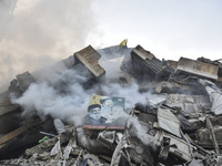 Tour of the damage in the southern suburbs of Beirut, Lebanon, on November 14, 2024. (