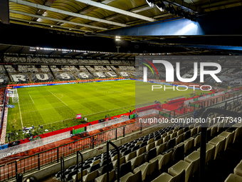 The stadium overview during the match between Belgium and Italy at the King Baudouin Stadium for the UEFA Nations League - League A - Group...