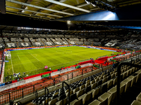 The stadium overview during the match between Belgium and Italy at the King Baudouin Stadium for the UEFA Nations League - League A - Group...