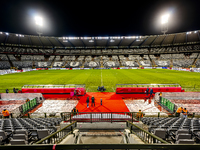 The stadium overview during the match between Belgium and Italy at the King Baudouin Stadium for the UEFA Nations League - League A - Group...