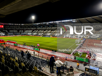 The stadium overview during the match between Belgium and Italy at the King Baudouin Stadium for the UEFA Nations League - League A - Group...