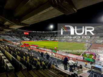 The stadium overview during the match between Belgium and Italy at the King Baudouin Stadium for the UEFA Nations League - League A - Group...