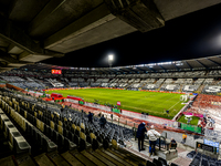 The stadium overview during the match between Belgium and Italy at the King Baudouin Stadium for the UEFA Nations League - League A - Group...