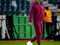 Players of Belgium arrive at the pitch during the match between Belgium and Italy at the King Baudouin Stadium for the UEFA Nations League -...