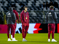 Players of Belgium arrive at the pitch during the match between Belgium and Italy at the King Baudouin Stadium for the UEFA Nations League -...