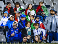 Supporters of Italy during the match between Belgium and Italy at the King Baudouin Stadium for the UEFA Nations League - League A - Group A...