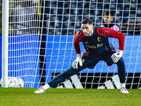 Belgium goalkeeper Koen Casteels plays during the match between Belgium and Italy at the King Baudouin Stadium for the UEFA Nations League -...