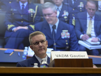 US Coast Guard Deputy Operation Vice Admiral Peter W. Gautier testifies before the House on the Transportation and Infrastructure Committee...