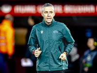 Referee Radu Petrescu officiates during the match between Belgium and Italy at the King Baudouin Stadium for the UEFA Nations League - Leagu...