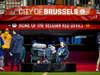 The stadium overview during the match between Belgium and Italy at the King Baudouin Stadium for the UEFA Nations League - League A - Group...