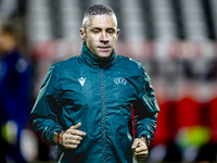 Referee Radu Petrescu officiates during the match between Belgium and Italy at the King Baudouin Stadium for the UEFA Nations League - Leagu...