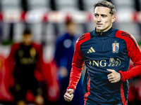 Belgium defender Timothy Castagne plays during the match between Belgium and Italy at the King Baudouin Stadium for the UEFA Nations League...