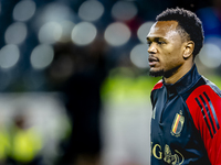 Belgium forward Lois Openda plays during the match between Belgium and Italy at the King Baudouin Stadium for the UEFA Nations League - Leag...