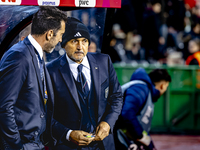 Italy trainer Luciano Spalletti is present during the match between Belgium and Italy at the King Baudouin Stadium for the UEFA Nations Leag...